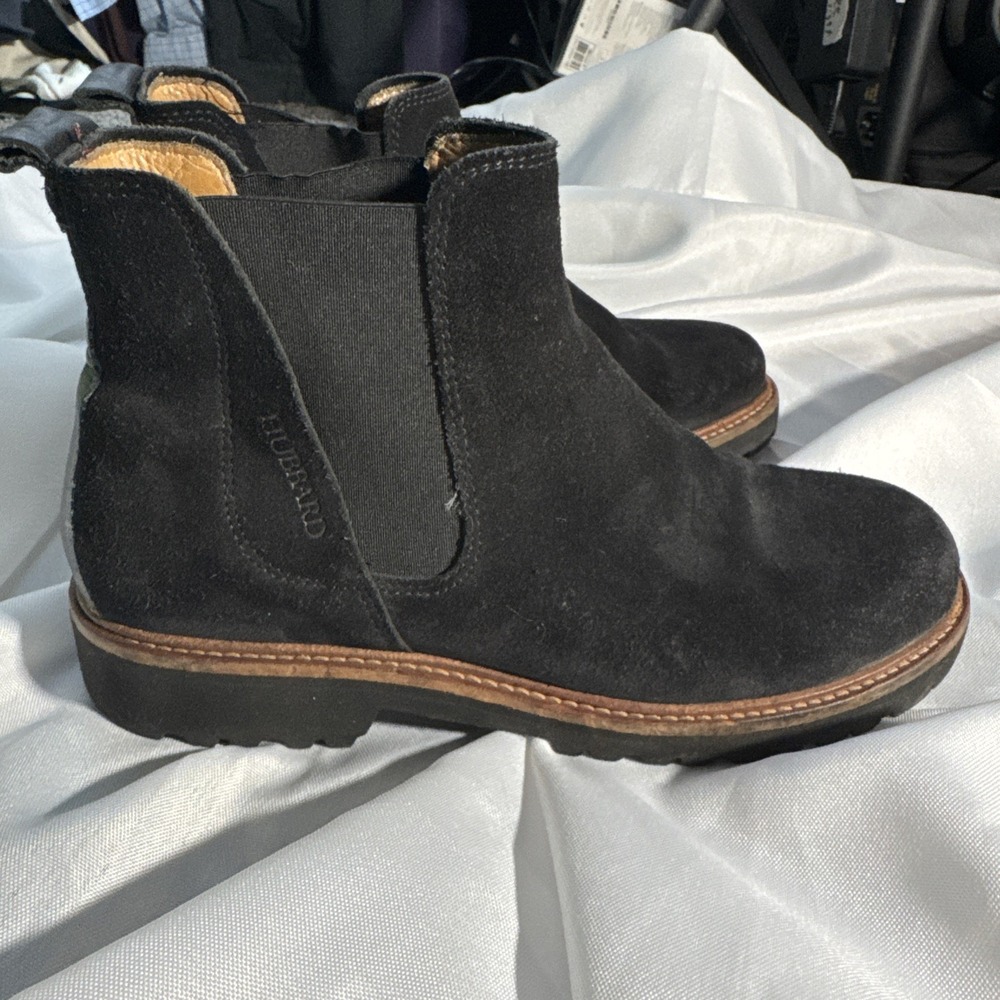 NEW SZ 6 M SAMUEL HUBBARD ankle boots For WOMEN'S in SUEDE BLACK